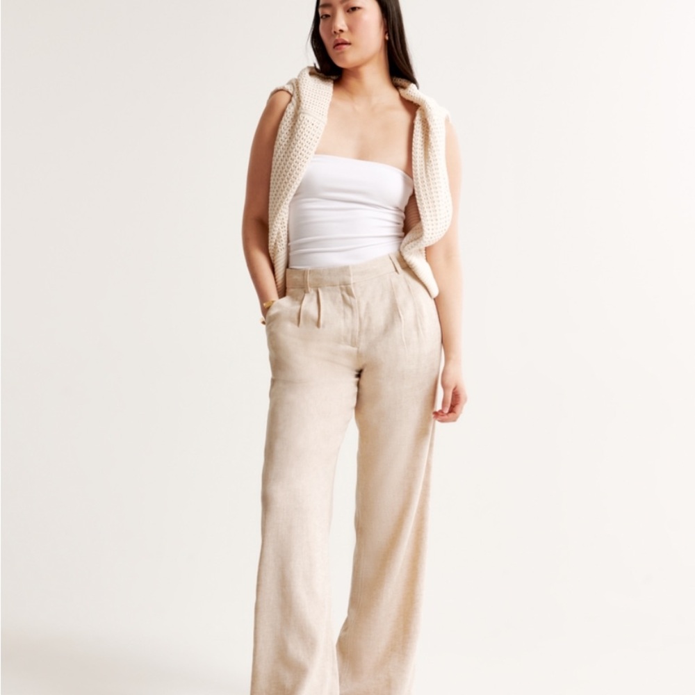 Abercrombie and fitch linen pants